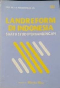 Image of Landreform di Indonesia: suatu studi perbandingan