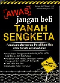 Image of Awas jangan beli tanah sengketa