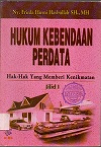 Image of Hukum Kebendaan Perdata: hak-hak yang memberi kenikmatan (Jilid 1)