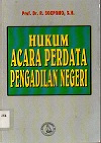 Image of Hukum acara perdata pengadilan negeri