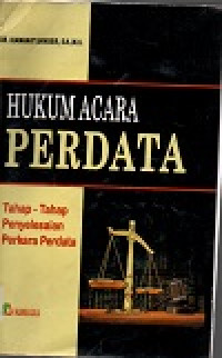 Image of Hukum acara perdata: tahap-tahap penyelesaian perkara perdata