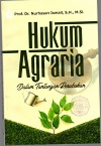 Image of Hukum agraria: dalam tantangan perubahan