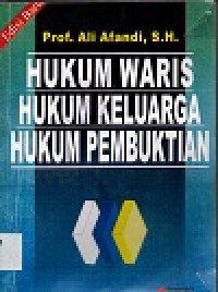 Image of Hukum waris, hukum keluarga, hukum pembuktian