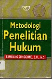 Image of Metodologi Penelitian Hukum