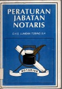 Image of Peraturan jabatan notaris