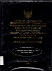 Image of Petunjuk pelaksanaan pemotongan, penyetoran dan pelaporan pajak penghasilan pasal 21 dan pasal 26 pekerjaan, jasa dan kegiatan orang pribadi(kep.dir.jen.pajak no.kep-281/pj/1998)&(se.dir.jen.pajak no.se-11/pj.43/1999)