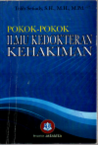 Image of Pokok-pokok ilmu kedokteran kehakiman
