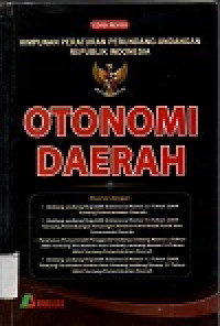 Image of Undang-undang tentang otonomi daerah