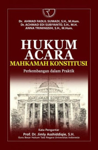 Image of Hukum acara mahkamah konstitusi : perkembangan dalam praktis