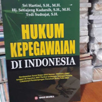 Image of Hukum kepegawaian di indonesia