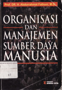Image of Organisasi dan Manajemen Sumber Daya Manusia