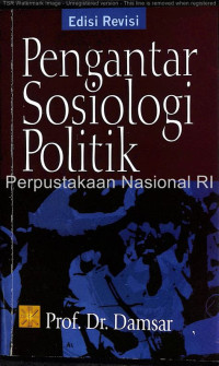 Image of Pengantar sosisologi politik