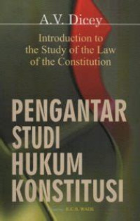 Image of Pengantar studi hukum konstitusi