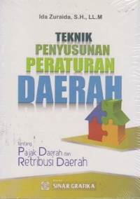 Image of Teknik penyusunan peraturan daerah: tentang pajak daerah dan retribusi daerah