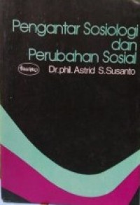 Image of Pengantar Sosiologi dan Perubahan Sosial