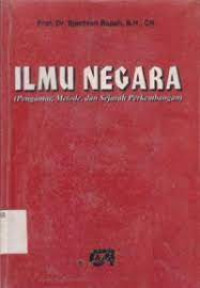 Image of Ilmu Negara: pengantar, metode, dan sejarah perkembangan