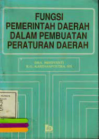 Image of Fungsi Pemerintah daerah dalam Pembuatan Peraturan Daerah