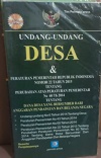 Image of Undang-undang desa
