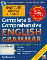 Image of Complete  comprehensive english grammar: cara cepat menguasai english grammar